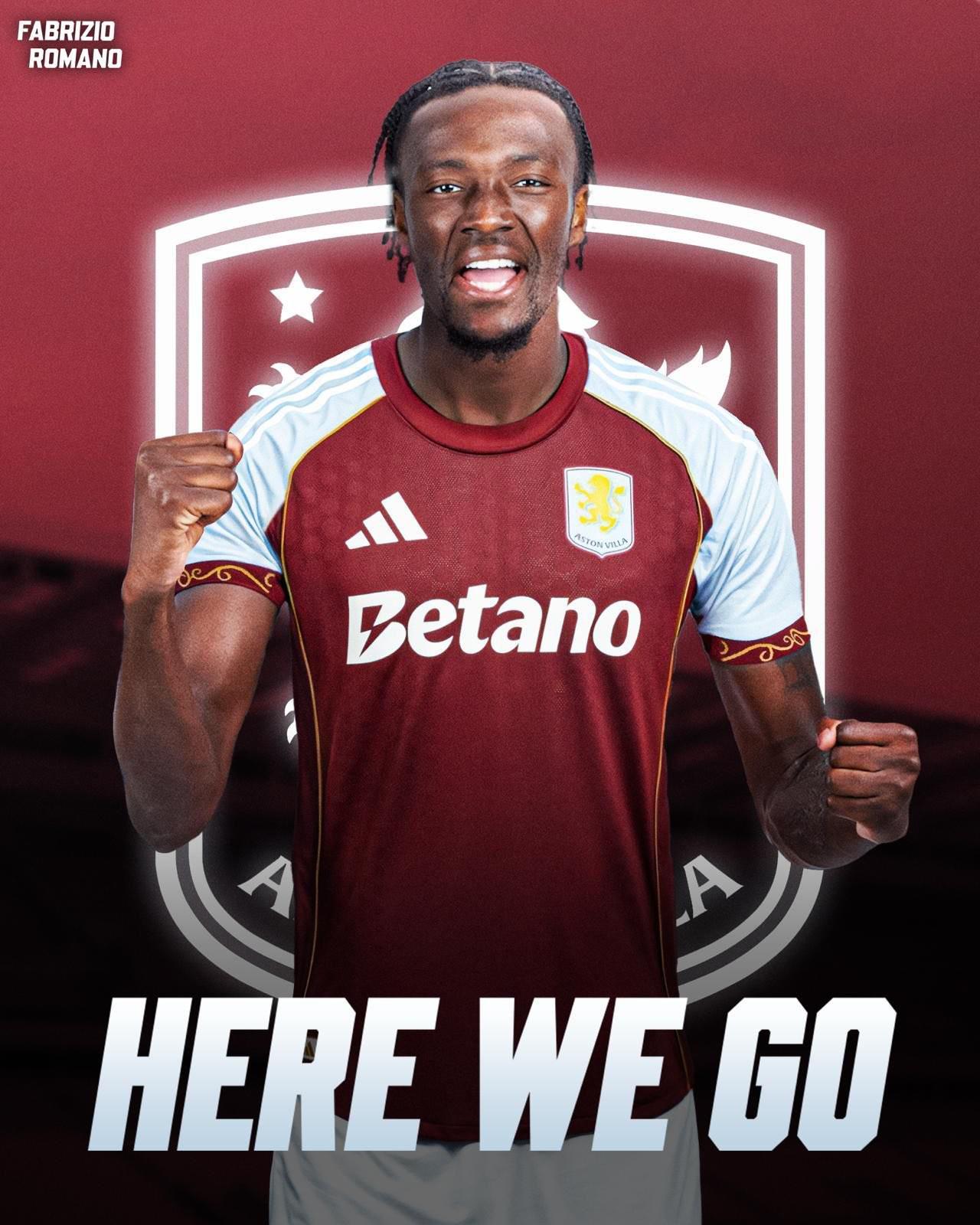 kaiyun-HWG！罗马诺：亚伯拉罕加盟阿斯顿维拉，转会费2100万英镑